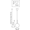 Подвес LIGHTSTAR GLOBO 813033