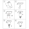 Светильник накладной LIGHTSTAR Ballo 214467